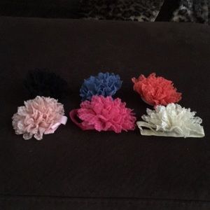6 flower bows